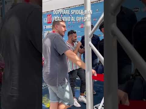 DIETRO LE QUINTE del DOPPIAGGIO DI SPIDER-MAN AL @giffonifilmfestival