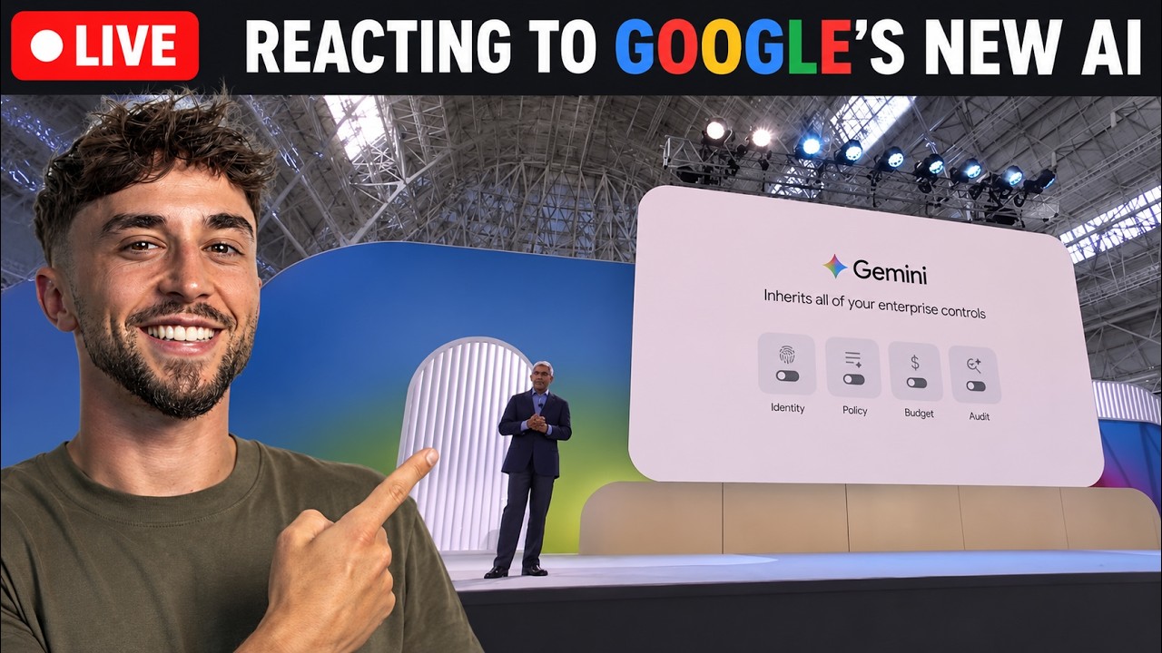 Reacting to Google's "Gemini at Work" Launch: BEST AI PLATFORM!!