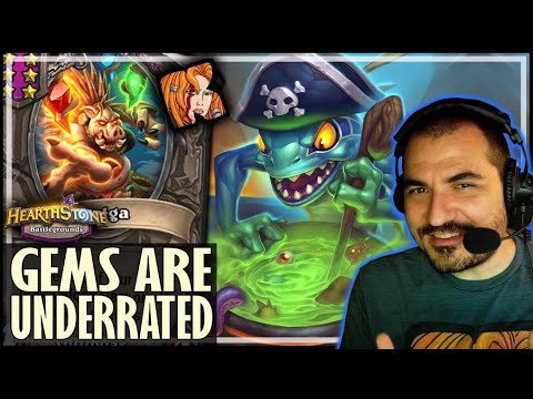 BLOOD GEMS SO UNDERRATED! - Hearthstone Battlegrounds