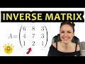 INVERSE MATRIX 3x3 Berechnen Gauß Jordan Verfahren Matrizen Invertieren