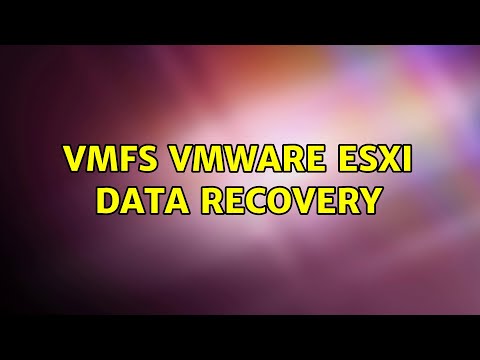 Vmfs vmware esxi data recovery (3 Solutions!!)
