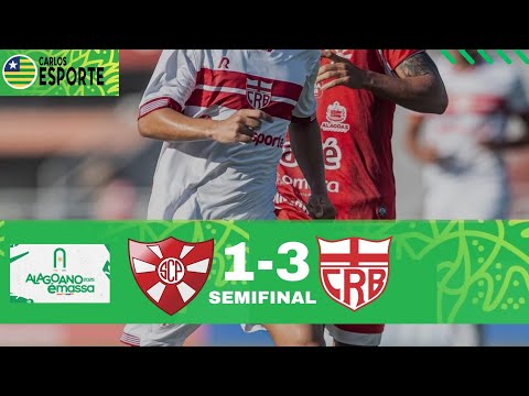 Penedense vs. CRB. 2025 Alagoas Championship, semifinal. Match highlights
