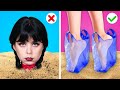 Merlina Vs Enid Trucos De Verano Geniales Trucos De Piscina Y Situaciones Divertidas Por TooLala
