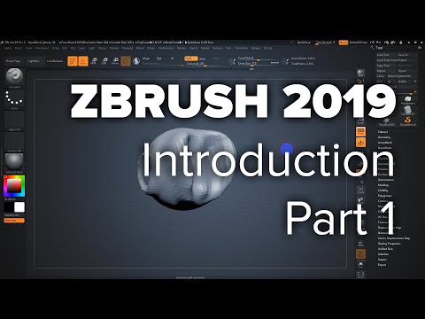 Intro To Zbrush 2019 PART 1