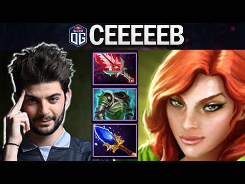 OG.CEB WINDRANGER GOES MID WITH AGHANIMS - DOTA 2 7.27 GAMEPLAY