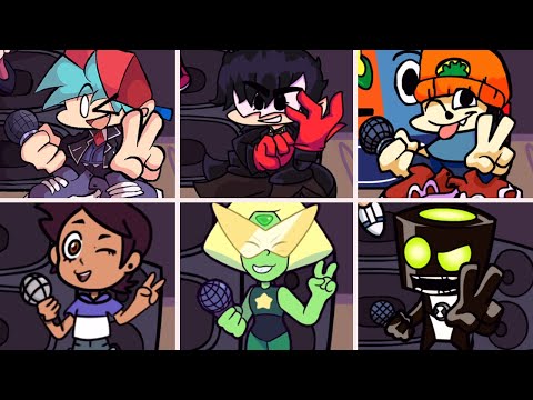 Friday Night Funkin' - Bopeebo but everytime it's Boyfriend turn a Different Skin Mod is used