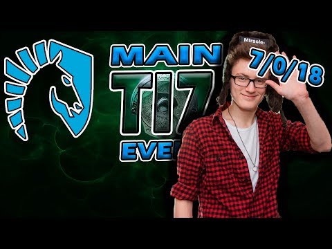 LIQUID DEFEAT SECRET MIRACLE TROLL WARLOLD EU DOTA [ TI7 MAIN EVENT ]