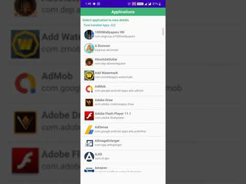 App Info - Check all installed