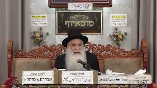 הרב יוסף שטרית   פרשת השבוע   מוסאיוף (בית הכנסת מוסאיוף) - התמונה מוצגת ישירות מתוך אתר האינטרנט יוטיוב. זכויות היוצרים בתמונה שייכות ליוצרה. קישור קרדיט למקור התוכן נמצא בתוך דף הסרטון