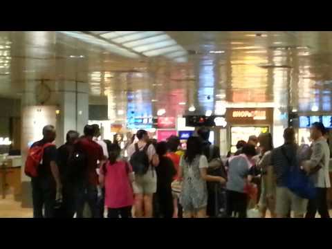 Ha Ji Won, Singapore Changi Airport departure