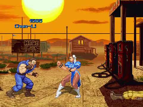 Street Fighter: Initial Impact - Chun-Li in Bonus Stage