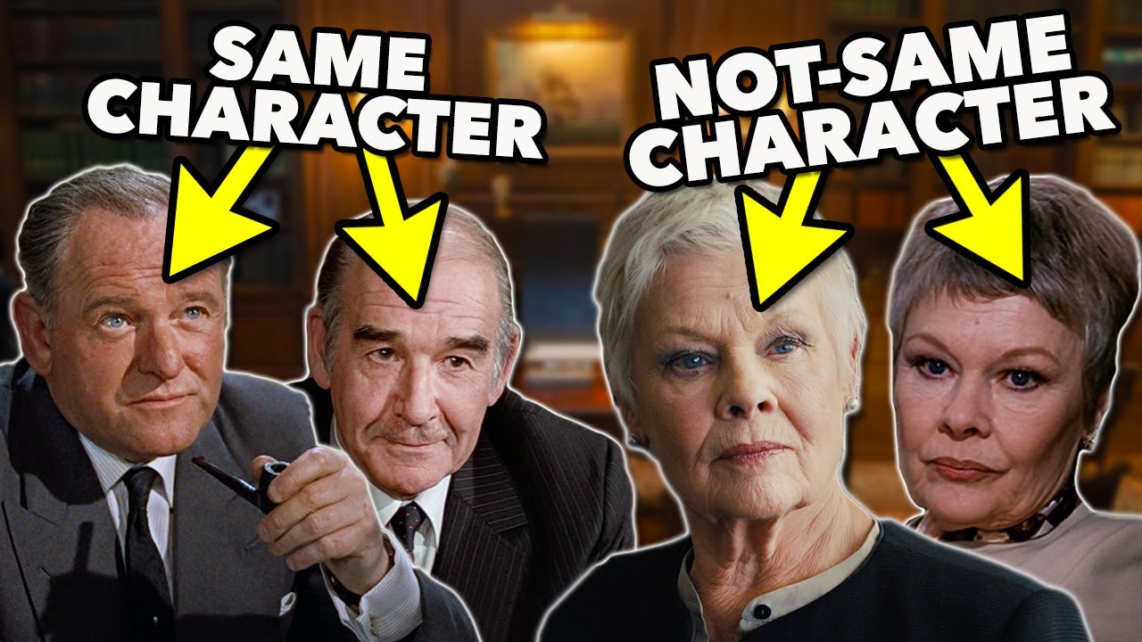 The Messy Casting History of M in the James Bond Films