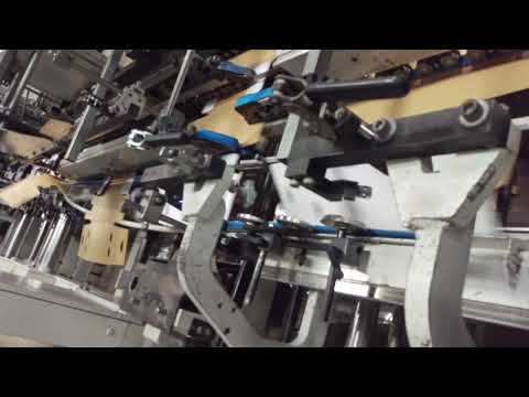 Alpina gluer backfold large carton fold