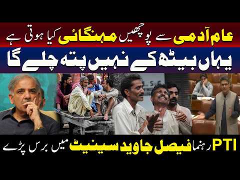 پی ٹی آئی رہنما فیصل جاوید کا مہنگائی پر حکومت کے خلاف شدید ردعمل