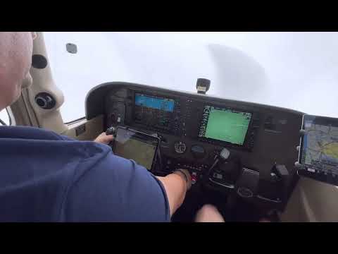 1st time IMC flying RNAV approach runway 17 at ksgr