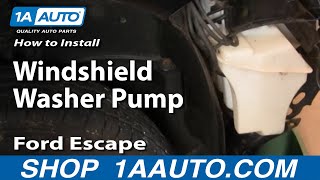 How to Replace Windshield Washer Pump 01-07 Ford Escape