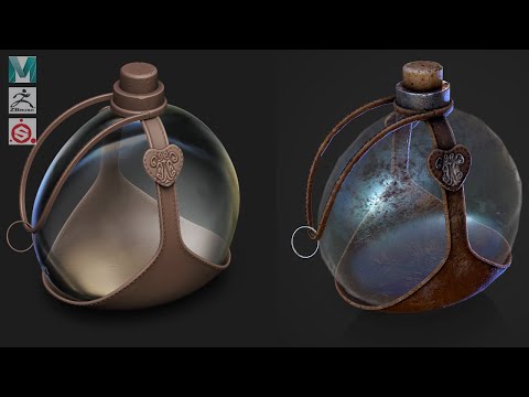 Autodesk Maya 2020, Zbrush 2020, Substance Painter - Flask