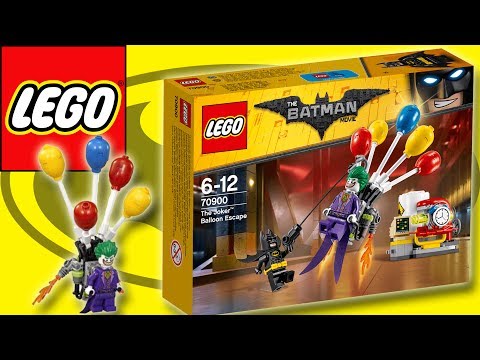 LEGO - THE BATMAN MOVIE - JOKER BALLOON ESCAPE | Little Kelly & Friends ToysReview for Kids