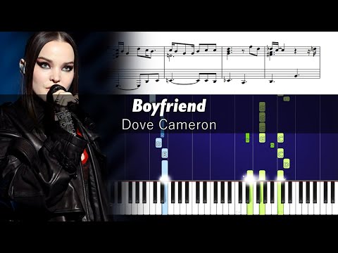 Dove Cameron - Boyfriend - Piano Tutorial + SHEETS