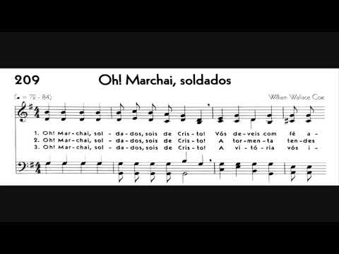 Hinário 5 CCB - Hino 209 - Oh! Marchai, soldados - Strings - Teclado Yamaha PSR S670