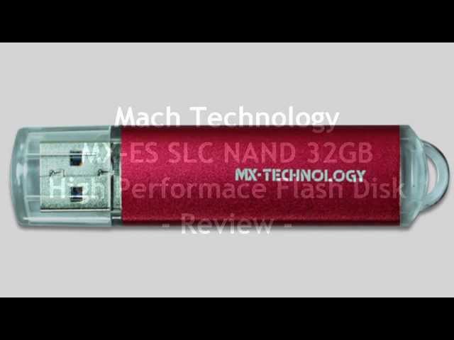 Video Teaser für Mach Technology MX-ES 32GB USB 3.0 Flash Disk Review