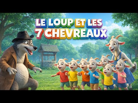 Le Loup et les 7 Chevreaux 🐺🐐 | Conte pour Enfants en Français | Histoire Animée