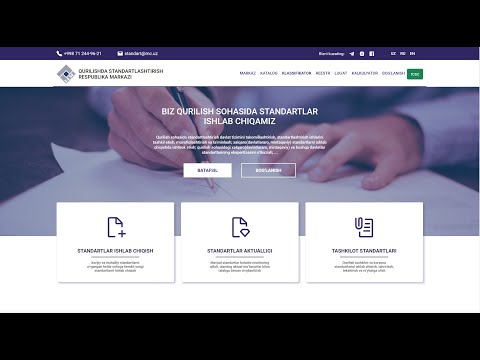 standart.mc.uz - Qurilish resurslari klassifikatori