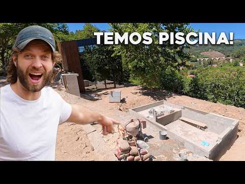 Fazendo Nossa Própria Piscina - Nosso Terreno Está Tomando Forma!