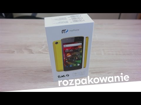 myPhone Fun 4 - Rozpakowanie Unboxing PL