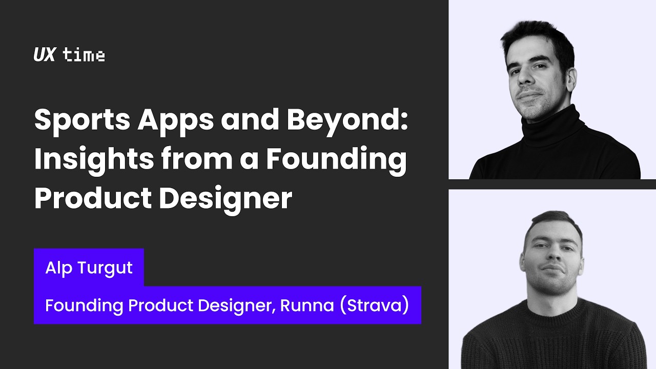 Alp Turgut (Runna by Strava): Sports Apps and Beyond – Insights from a Founding Product Designer