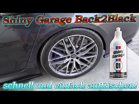 Super easy and fast! Shiny Garage Back2Black Tire Dressing review - Refresh your tires
