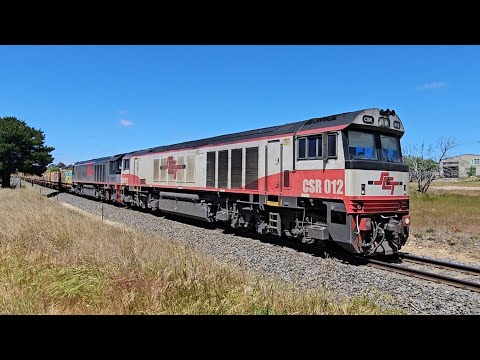 9721V SCT down "Dooen Express" (CSR012, CSR013), Melbourne to Dooen, 1320, 25/10/24, Stawell VIC.