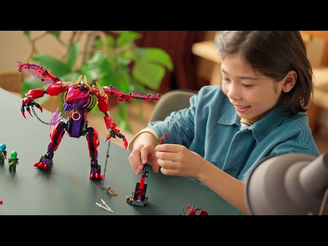 Vídeo relacionado con LEGO Ninjago Dragón del Caos: Colmillo Tronador Juguete de Construcción, Juego de Combate con 6 Minifiguras con Armas Ninja, Figura Articulada, Regalo para Niños y Niñas de 8 Años o Más 71832