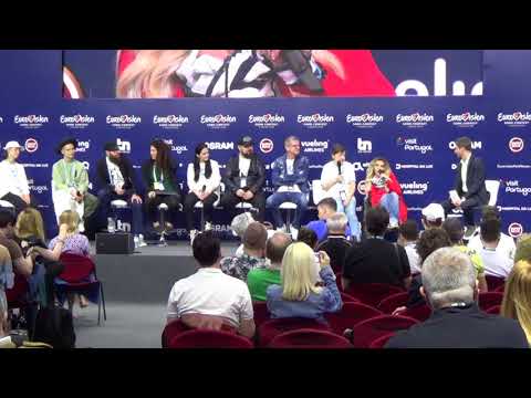 ESCKAZ in Lisbon: Press conference of Julia Samoylova (Russia)
