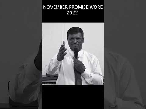 November Month Promise Word | Rev:John Rajesh |