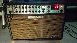 Video thumbnail for ♞ Behringer Ultracoustic ACX1000 Vocal Test ♞ by AekThanks S