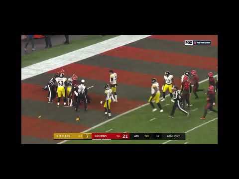 Steeler Vs. Browns Brawl FULL FIGHT