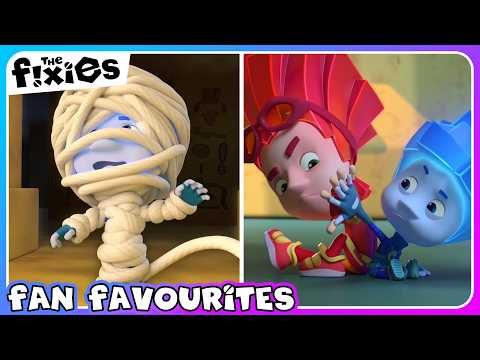 The Pyramid, Glue and MORE | The Fixies | Fan Favourite Episode Compilation - Kingdom Kids Zone, Little Learners - The Fixies