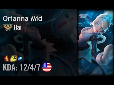 Orianna Mid vs Ekko - Hai - NA Challenger Patch 6.7