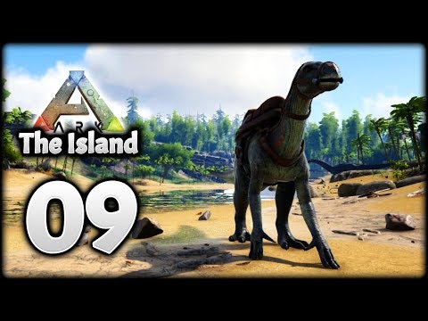 IGUANODON Taming & GHILLIE SUIT! | Let's Play ARK Survival Evolved: The Island | Episode 9