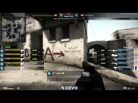 Luminosity vs Nihilum Game 2 (CEVO-P CS:GO Season 7) - Misled & Helium