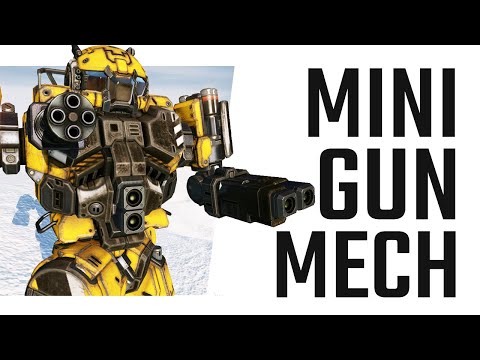 The Minigun Mech - RAC5 Firestarter - Mechwarrior Online The Daily Dose #1130