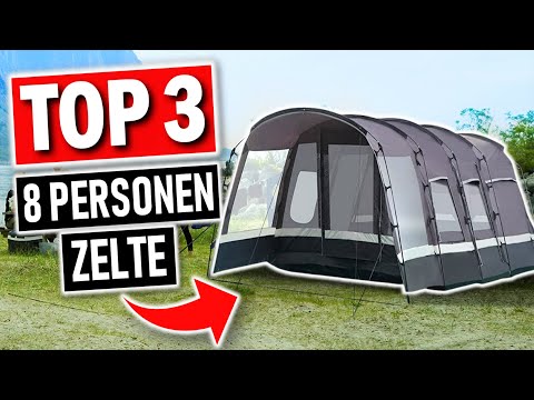 Beste 8 PERSONEN ZELTE im Vergleich | Top 3 Zelte Test 2026