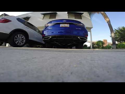 2016 Lexus GS 350 F sport Muffler Delete with Invidia Midpipe