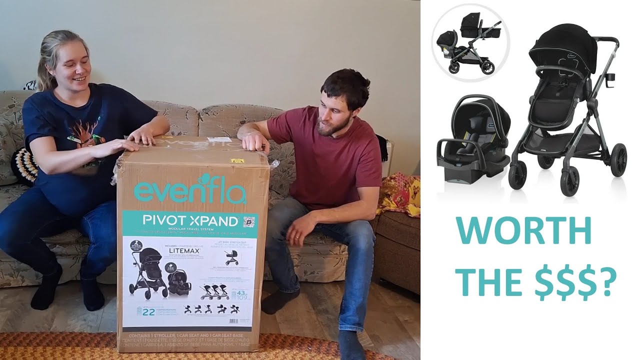 Stroller and Car Seat Review! - Evenflo Pivot Xpand Modular Travel System w/LiteMax Infant Car Seat