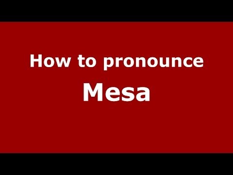 How to pronounce Mesa (Spanish/Spain) - PronounceNames.com