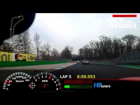 Monza Track Day 2020 01 19 crash