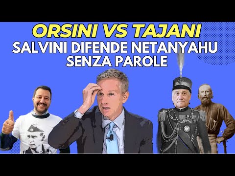 Tajani complice, Salvini paradossale: Orsini racconta le verità scomode su Gaza e Israele #orsini