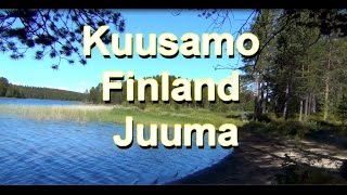 preview picture of video 'Kuusamo in Finland-Juuman leirintäalue 30.6.2014'