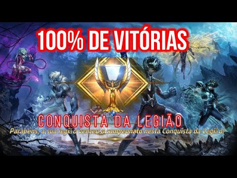 Saint Seiya Awakening - Conquista da Legião - 100% de Vitórias - Top1 A9-Cancer